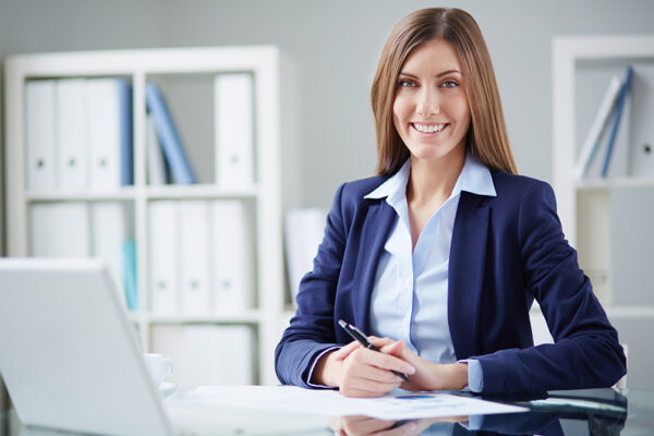 Pretty businesswoman